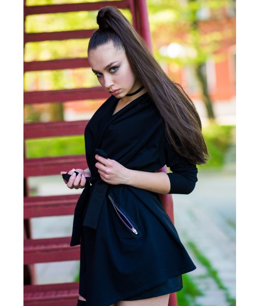 кардиган-трансформер трикотажний