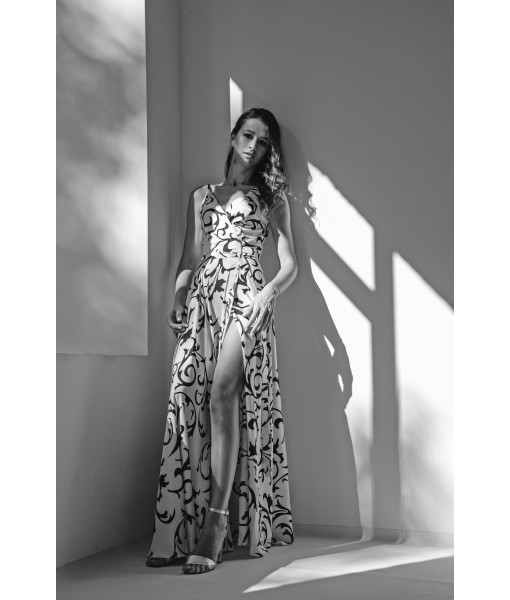 сарафан шовковий принт вензеля