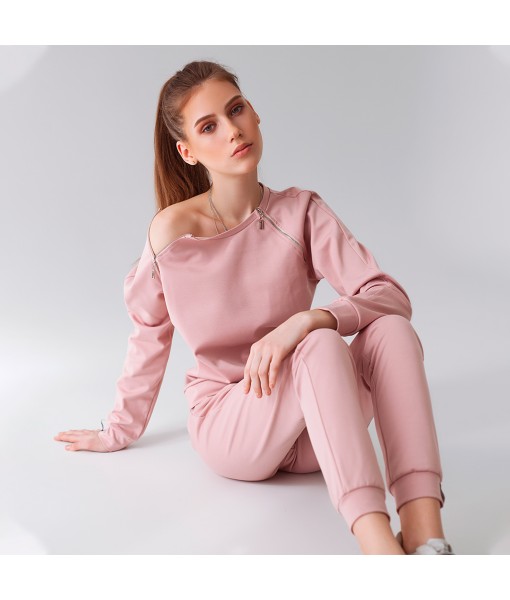   костюм з блискавками ніжна троянда