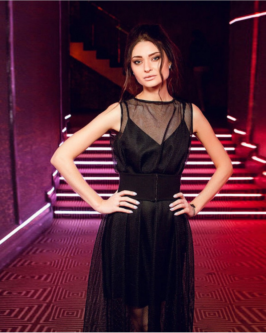 сукня-комбінація чорна