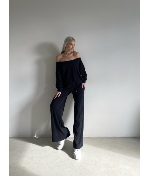 кофта oversize чорна жакардова