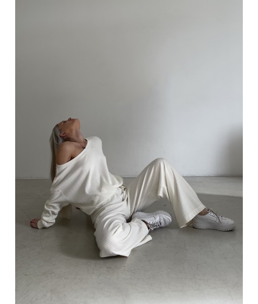 кофта oversize біла жакардова