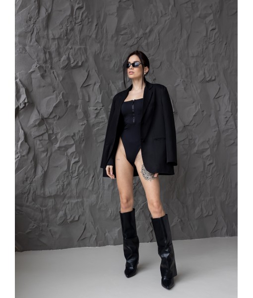 боді з блискавкою та довгим рукавом AMELIE