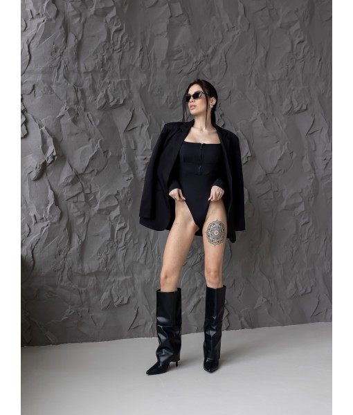 боді з блискавкою та довгим рукавом AMELIE