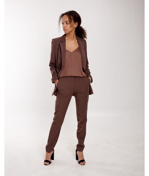 костюм піджак /штани шоколад