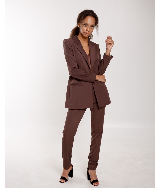 костюм піджак /штани шоколад
