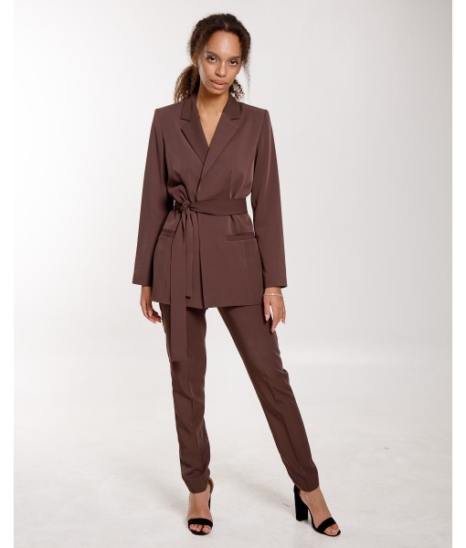 костюм піджак /штани шоколад