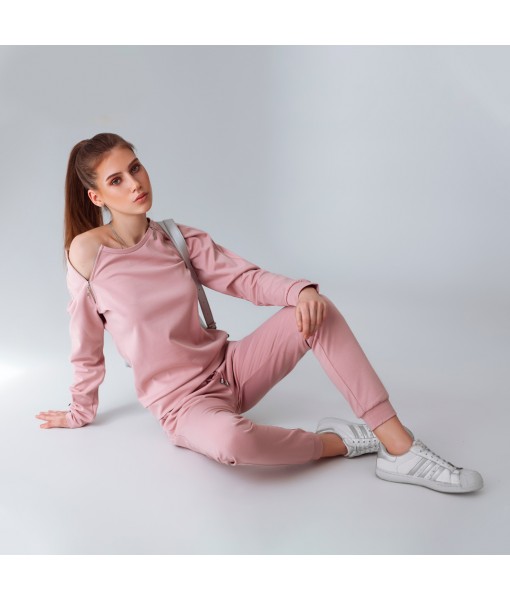   костюм з блискавками ніжна троянда