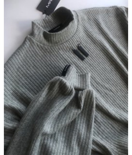 костюм  светр/штани олива трикотажний