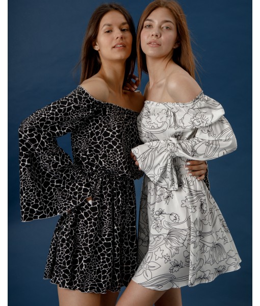 комбінезон зі спущеним плечем чорний