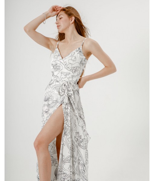 сарафан на запах шовковий