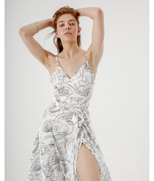 сарафан на запах шовковий