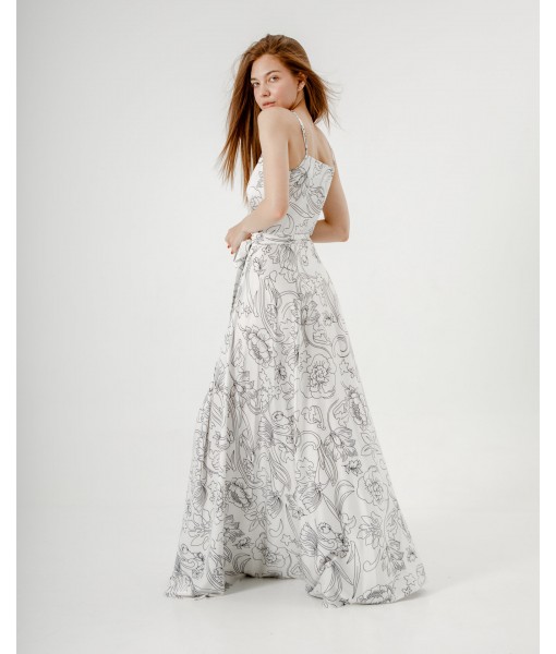 сарафан на запах шовковий