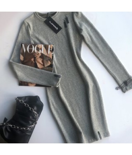 сукня міні мокко трикотажна