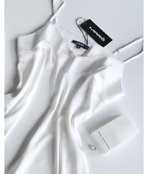 топ з каймою айворі французський сатин