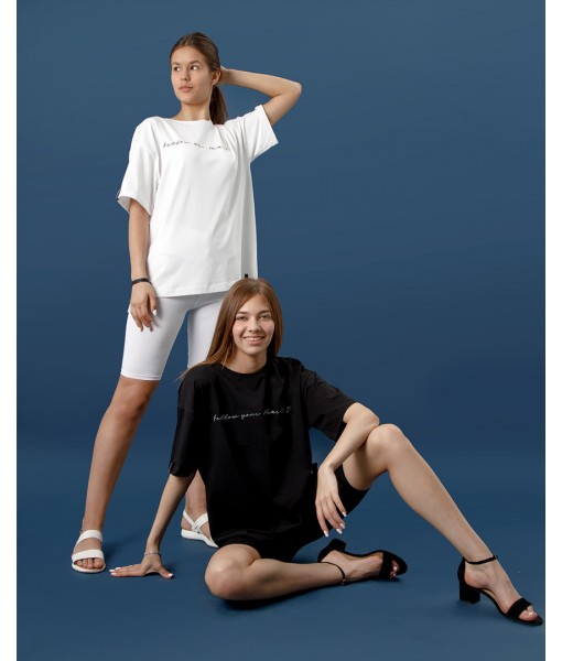 футболка FOLLOW YOUR HEART чорна