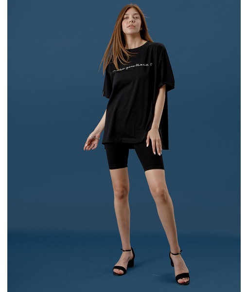 футболка FOLLOW YOUR HEART чорна